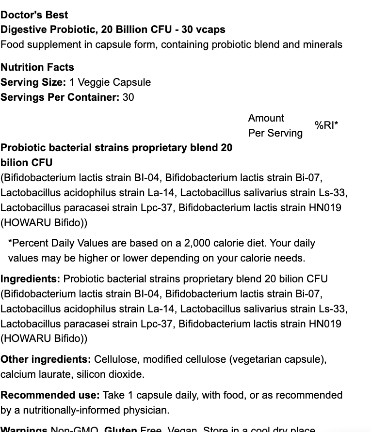 Digestive Probiotic