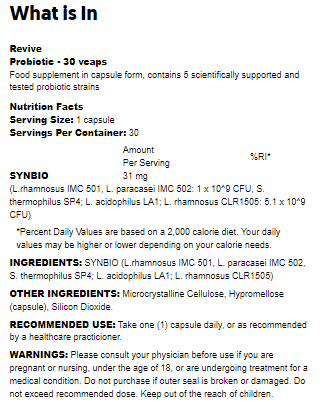 Probiotic - Revive