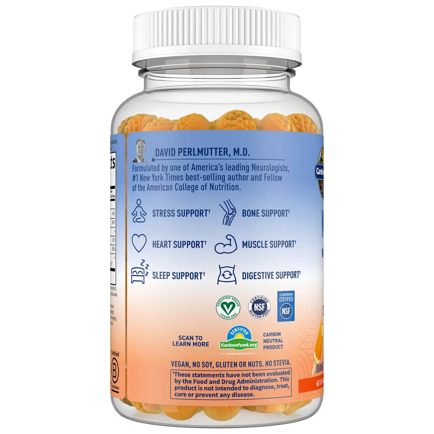 Dr Formulated Magnesium Gummies - Orange Crème, 60 Gummies