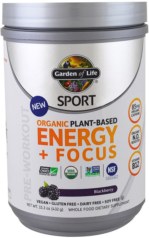 Organic Plant-Based Energy + Focus