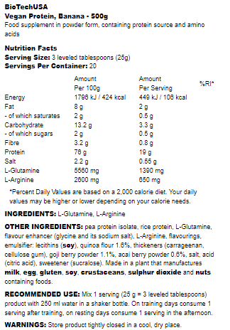 Vegan Protein - BioTechUSA