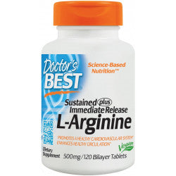 L-Arginine - Sustained + Immediate Release - Doctor's Best