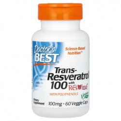 Trans-Resveratrol with ResVinol - Doctor's Best